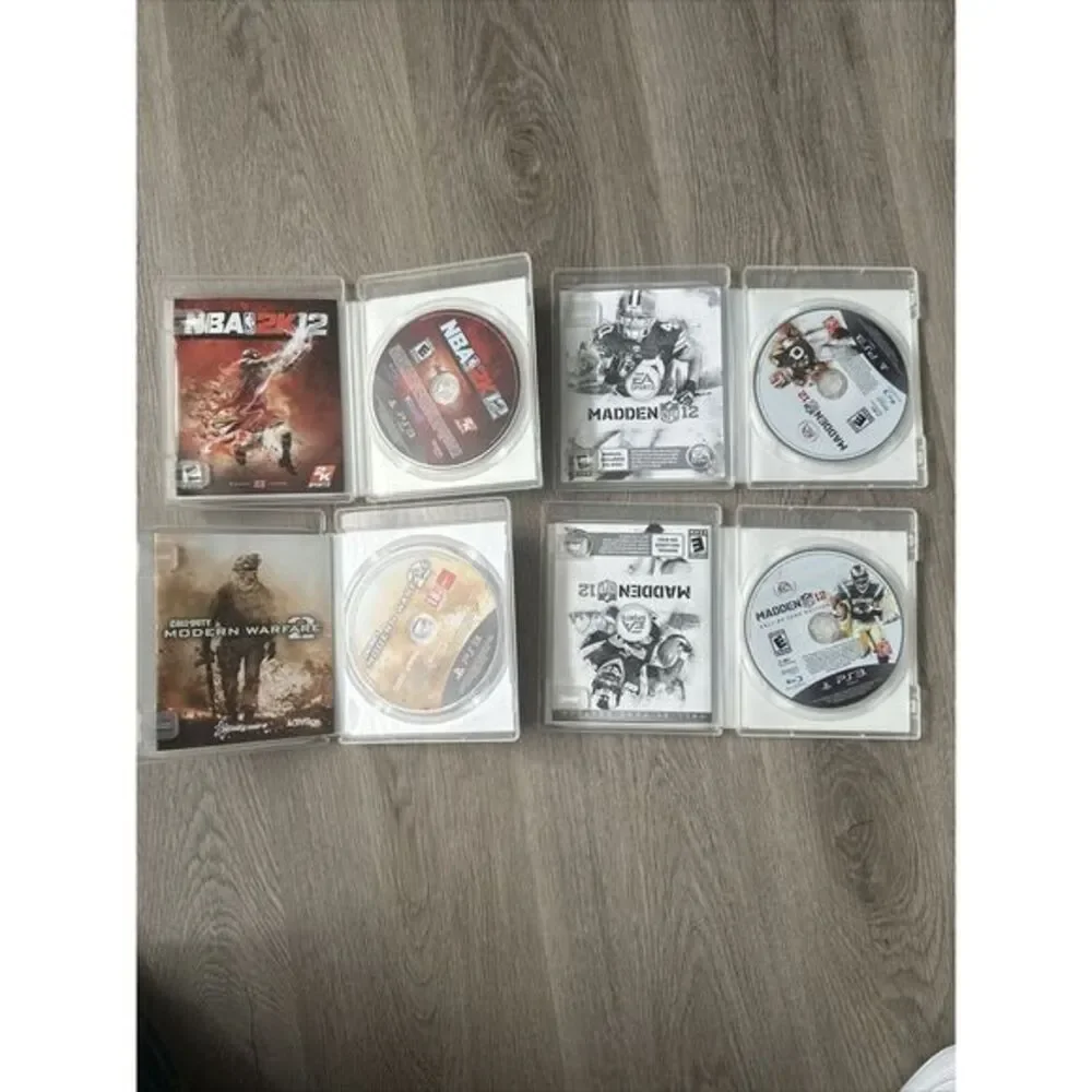 PS3 games Lot of 4 NBA2k, Madden 12, Madden 12 HOF edition, COD Modern Warfare 2
